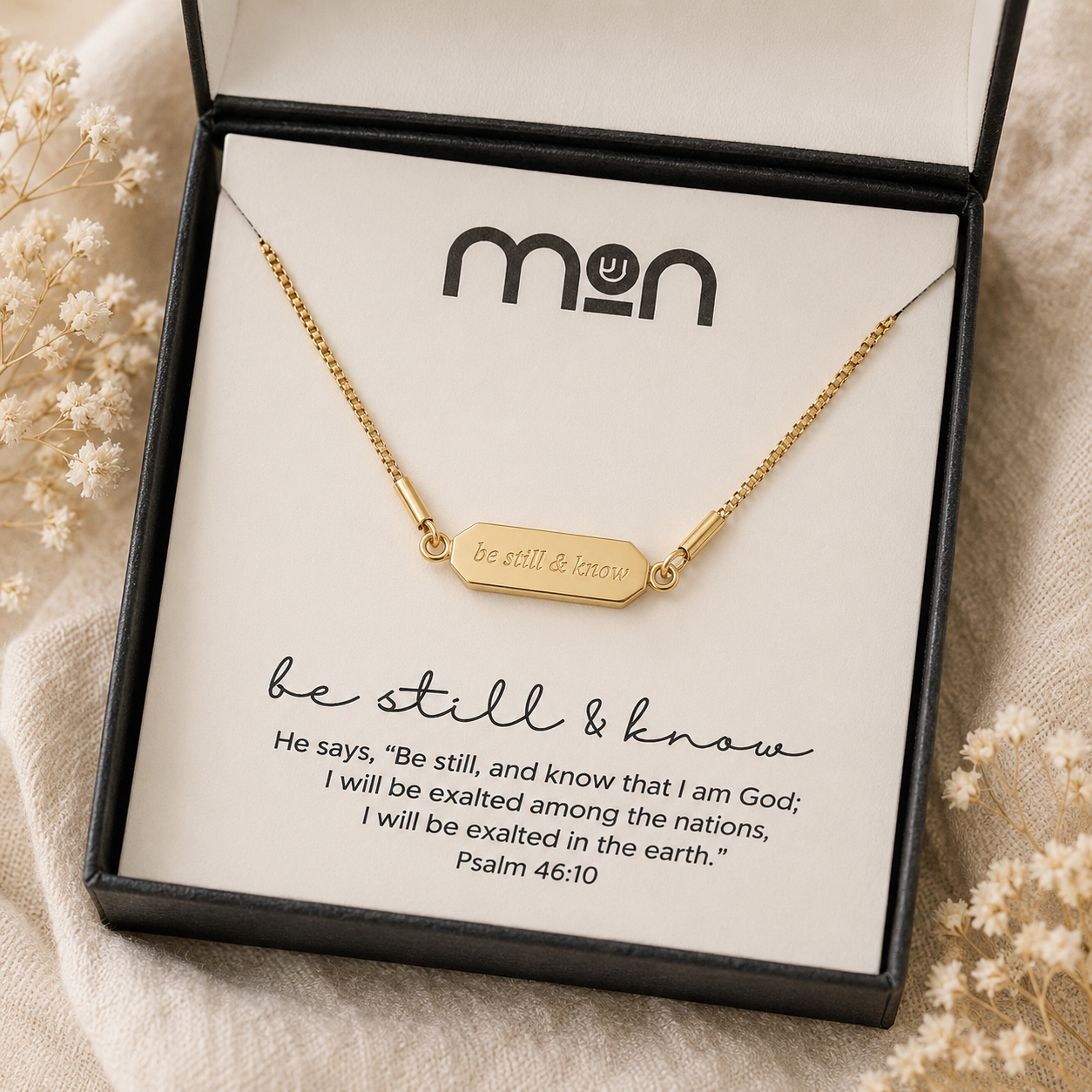 Be Still & Know Faith Flip Necklace