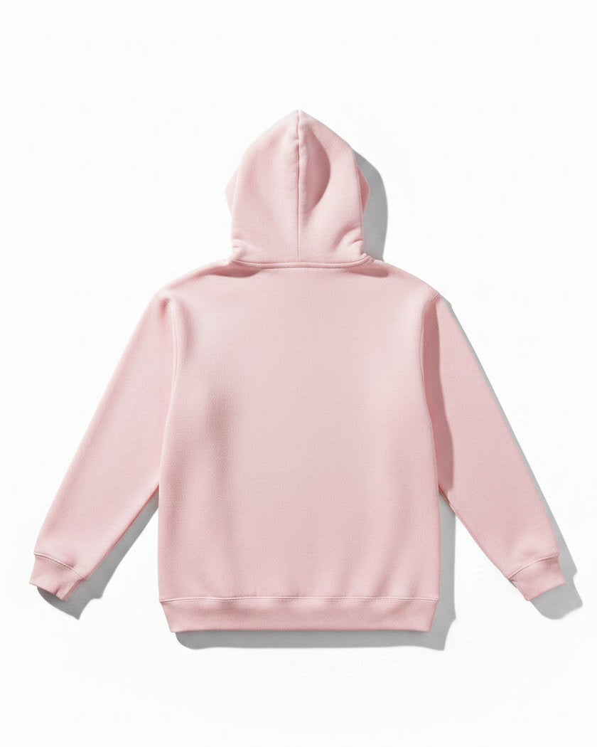 Pink hoodie back