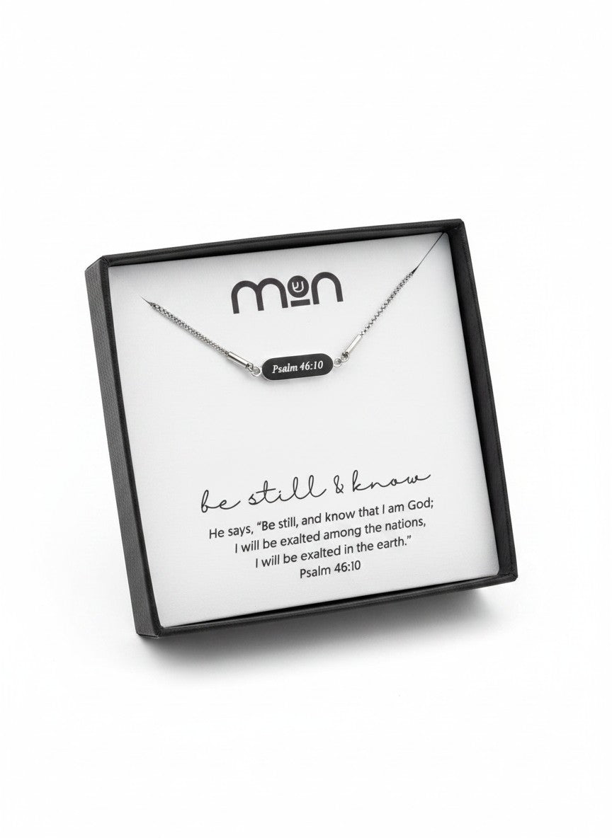 Be Still & Know Faith Flip Necklace