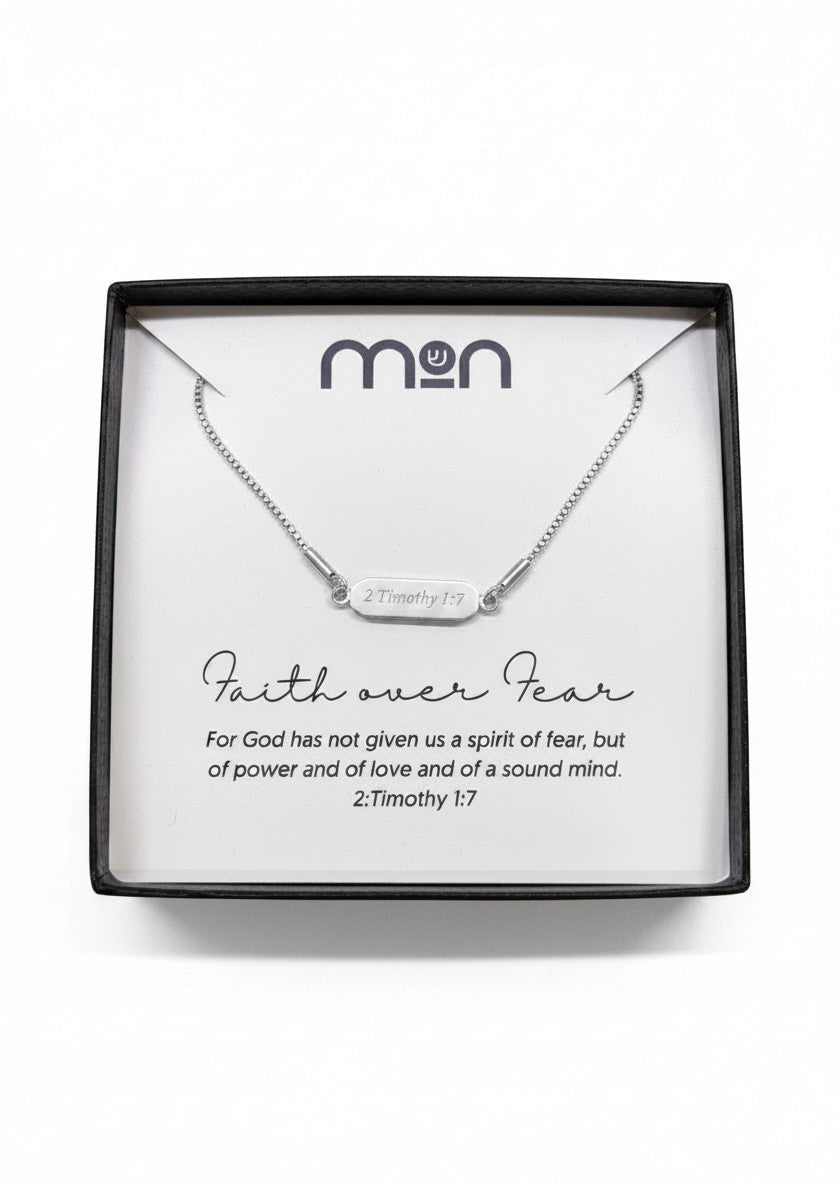 Faith Over Fear Faith Flip Necklace