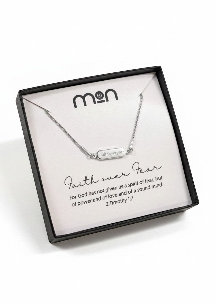 Faith Over Fear Faith Flip Necklace