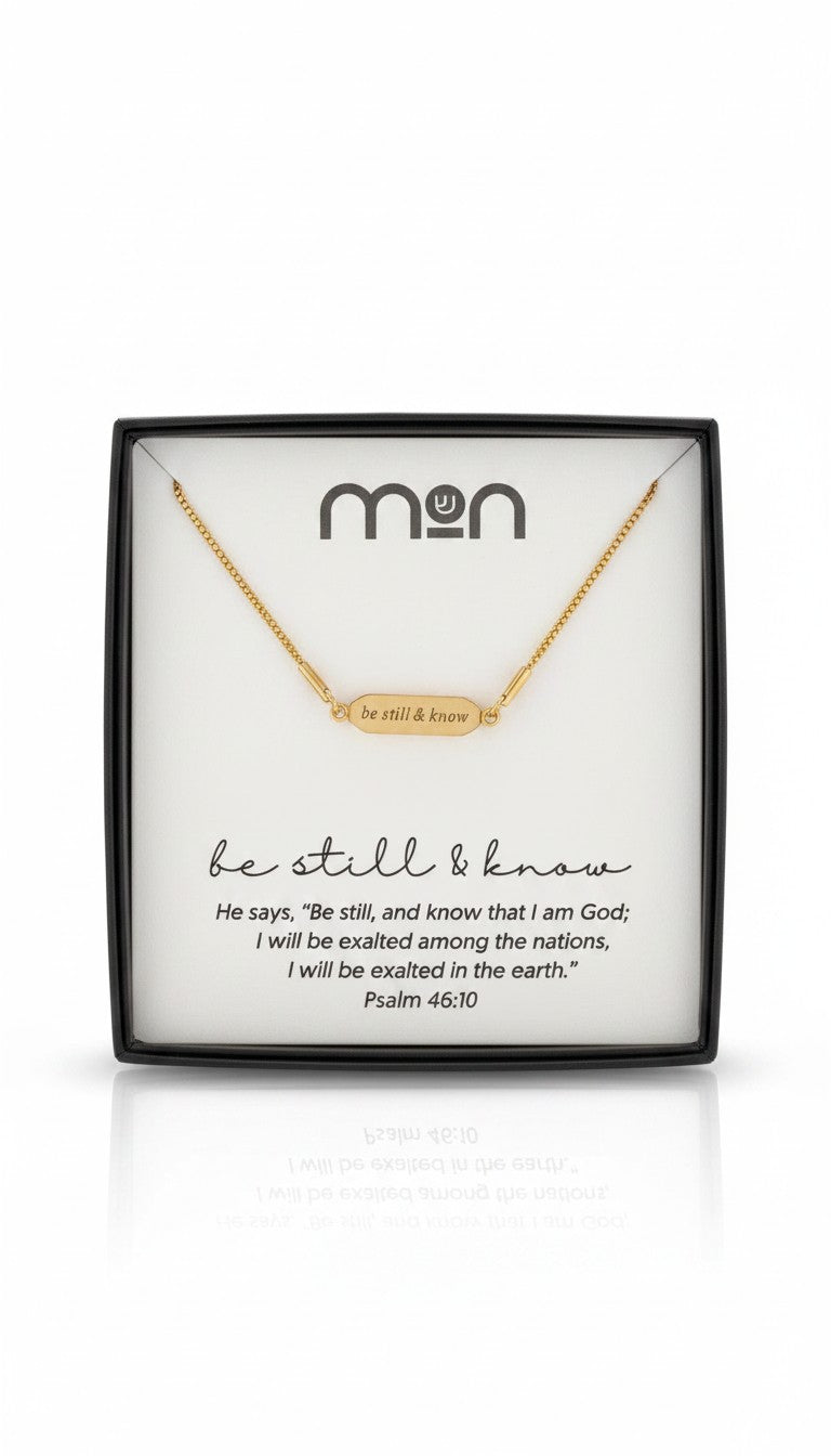 Be Still & Know Faith Flip Necklace