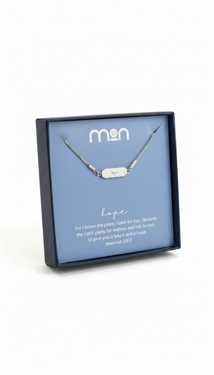 Hope Faith Flip Necklace