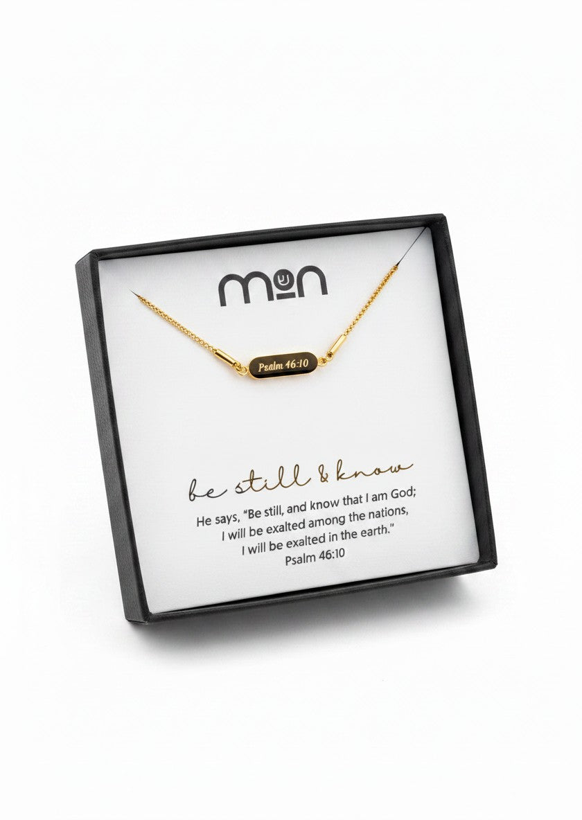 Be Still & Know Faith Flip Necklace