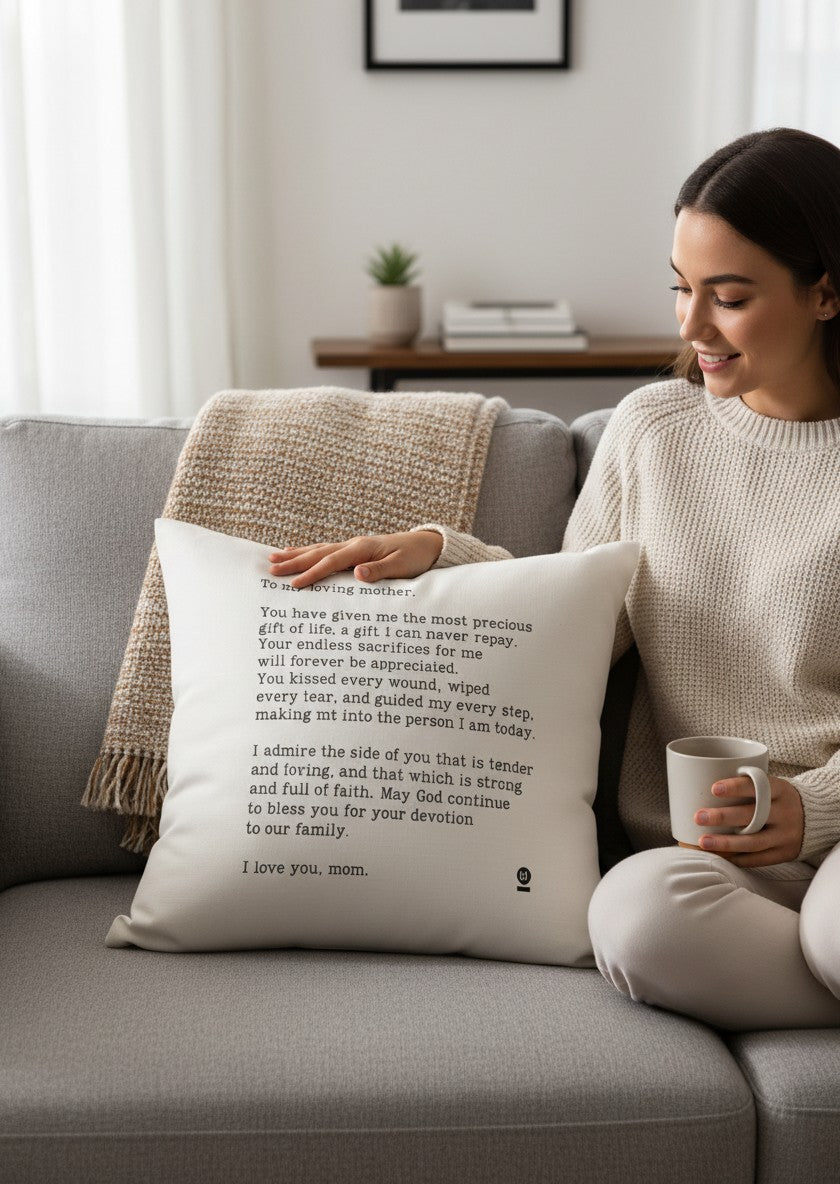 Mother Pillow Cover