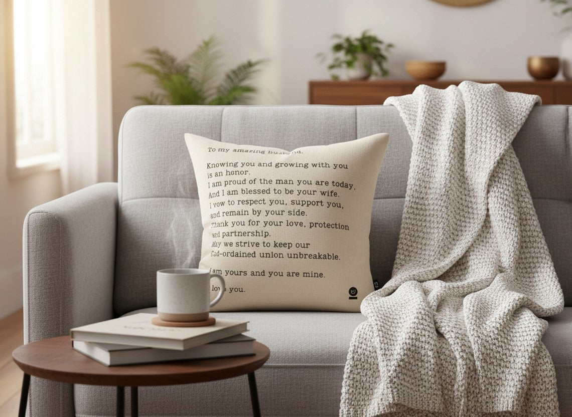 Husband Pillow Cover
